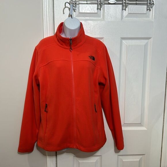 The North Face 3 in 1 triclimate women’s Army Green Orange winter jacket size L - Picture 9 of 16
